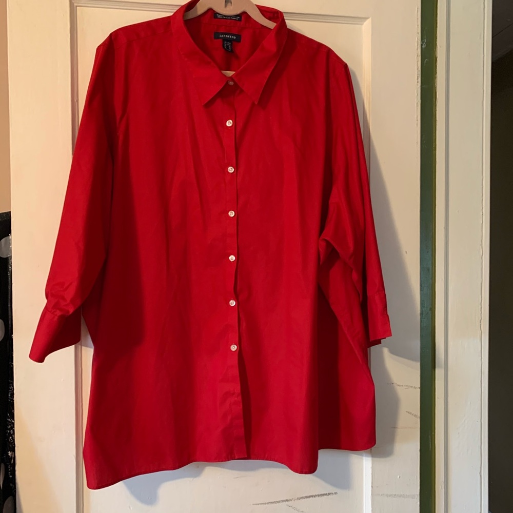 Lands End Button Down Shirt, Office-worthy